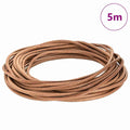 Vidaxl leren koord bruin ø5 mm x 5 m leer