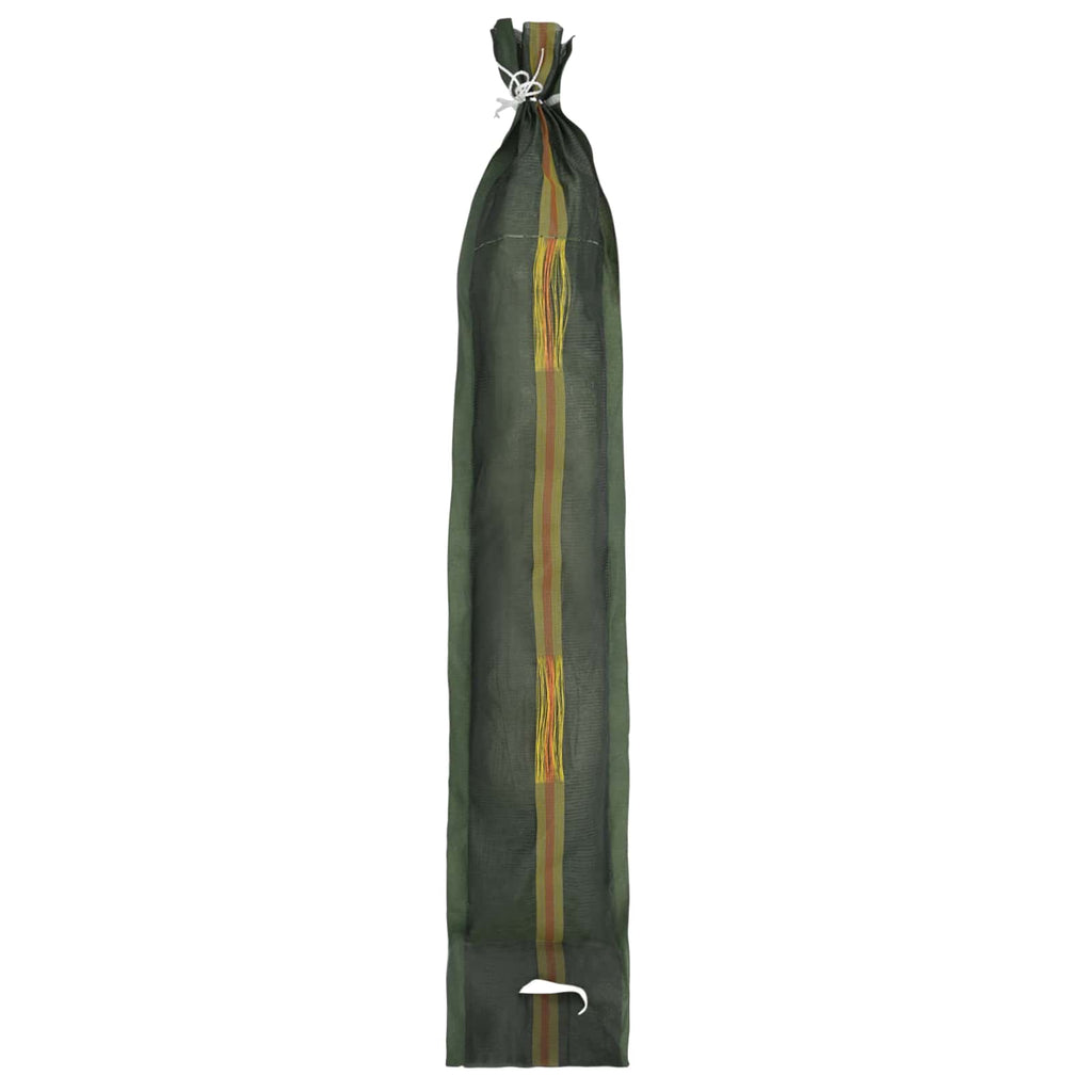 Vidaxl zandzakken 100 pcs donkergroen 120 x 27 cm hdpe