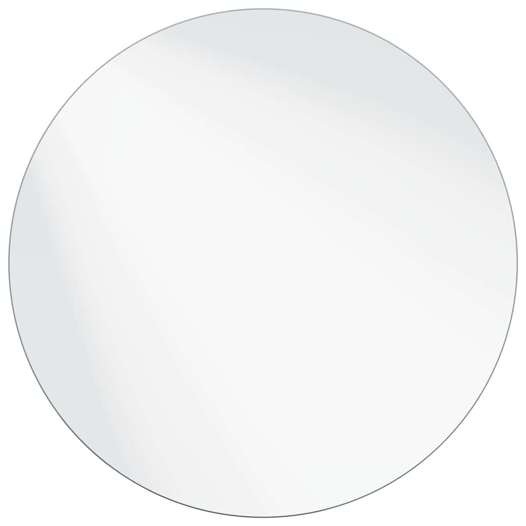 Vidaxl wandspiegel rond ø 50 cm gehard glas