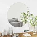 Vidaxl wandspiegel rond ø 70 cm gehard glas