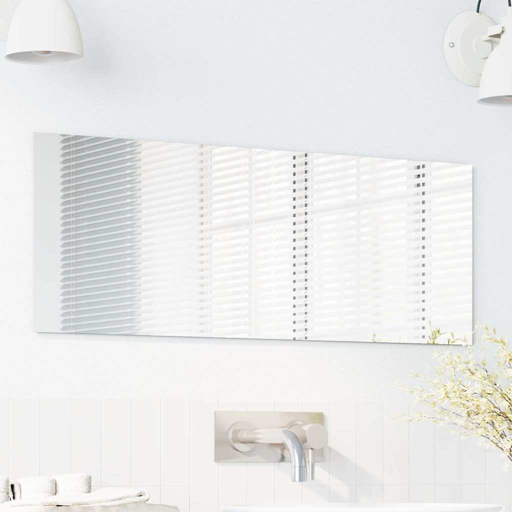 Vidaxl wandspiegel rechthoekig 30 x 80 cm gehard glas