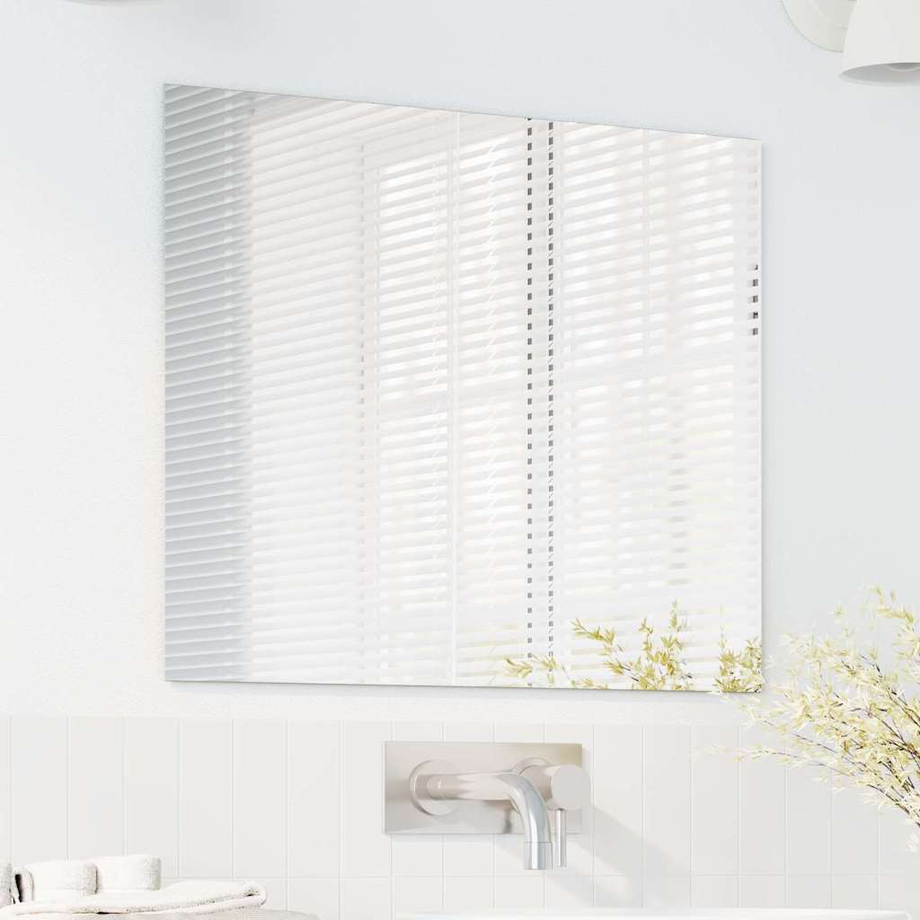 Vidaxl wandspiegel rechthoekig 50 x 60 cm gehard glas