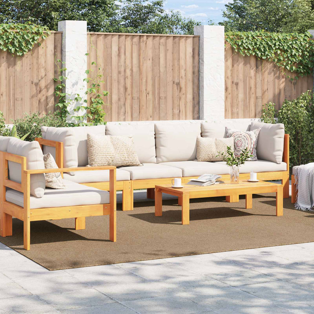 Vidaxl vloerkleden rechthoekig huarte naturel 280 x 200 cm polyester