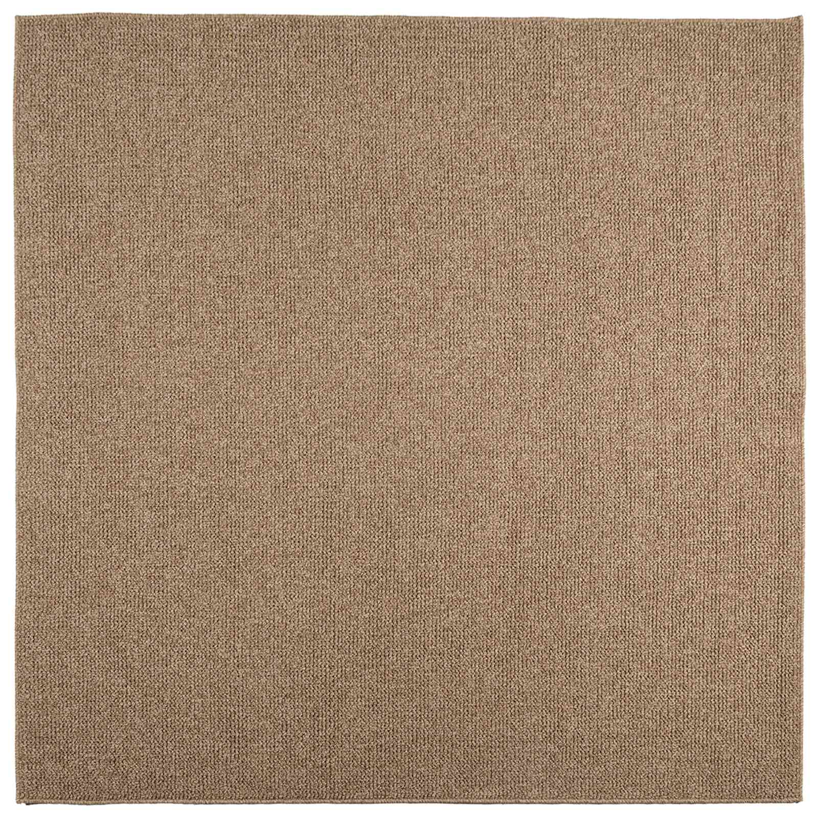 Vidaxl vloerkleden vierkant huarte naturel 120 x 120 cm polyester