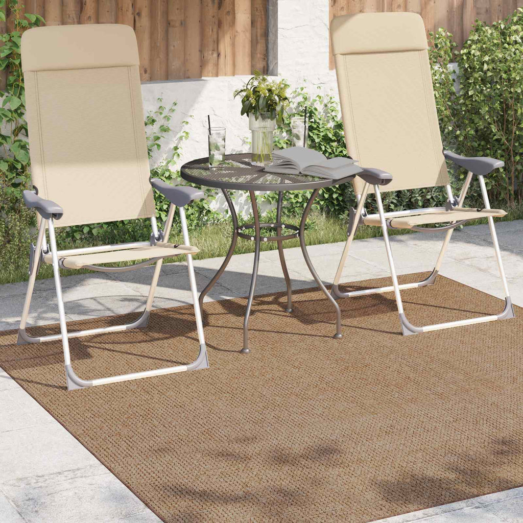 Vidaxl vloerkleden vierkant huarte naturel 200 x 200 cm polyester