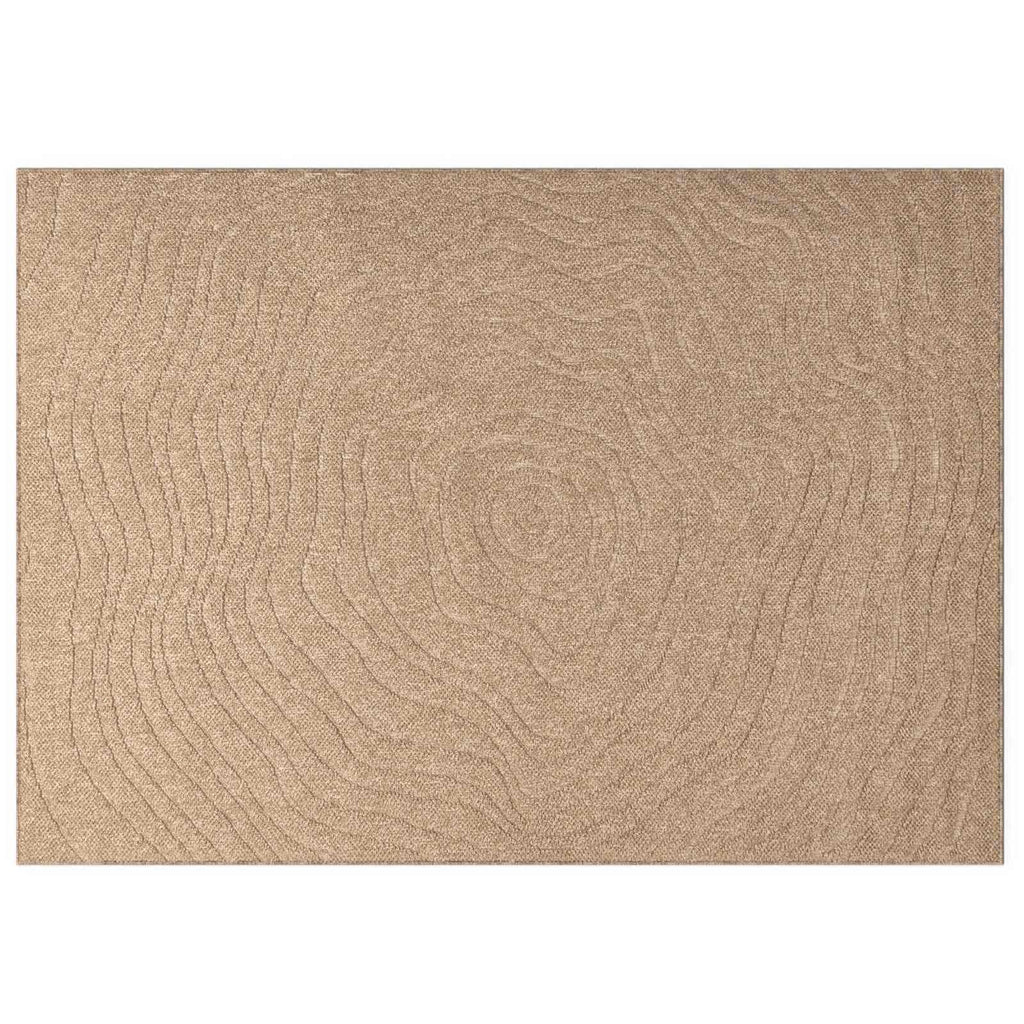 Vidaxl vloerkleden moiré huarte naturel 280 x 200 cm polyester