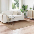 Vidaxl binnen- en buitentapijt agira naturel 120 x 120 cm polyester
