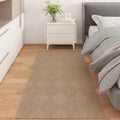 Vidaxl vloerkleden rechthoekig huarte naturel 200 x 80 cm polyester