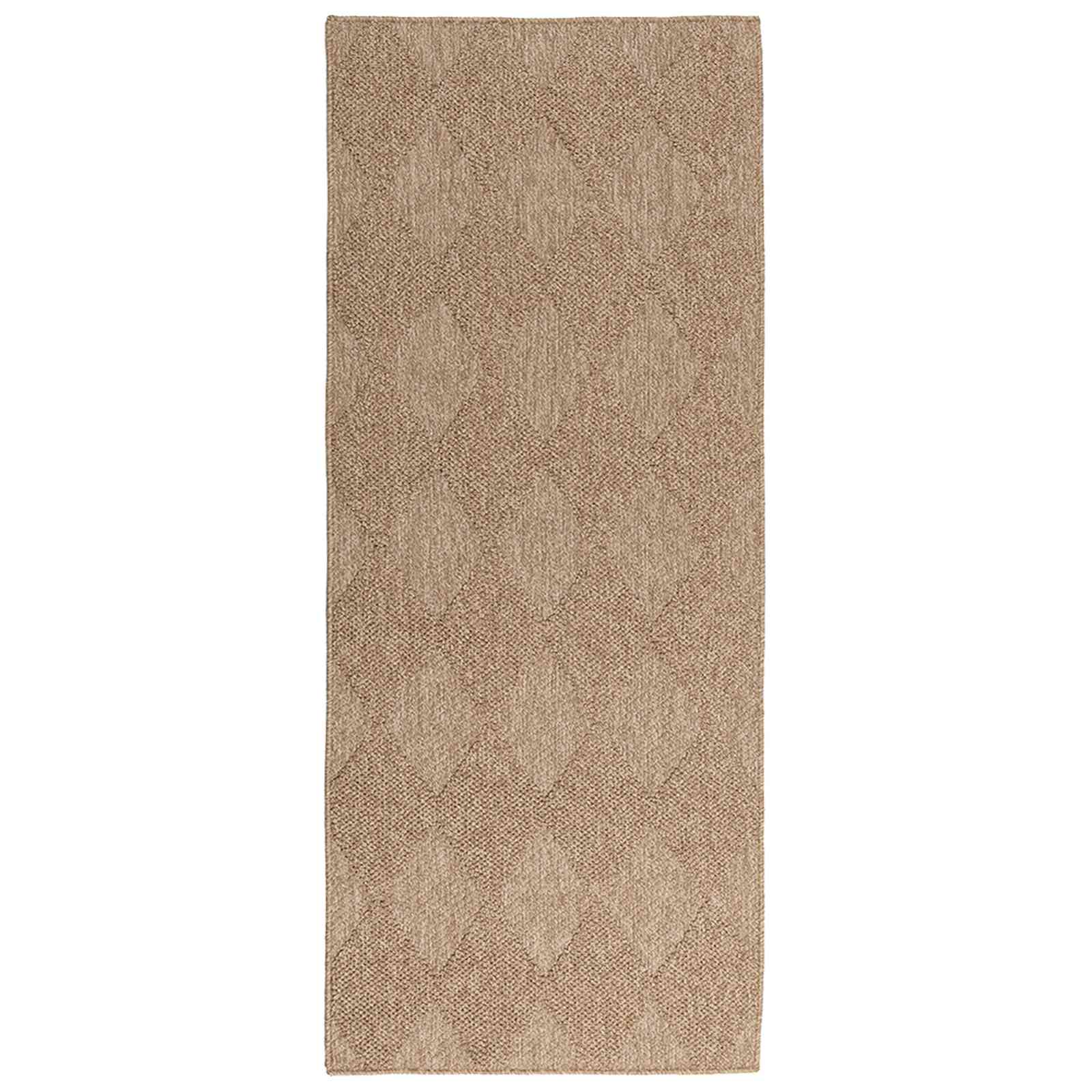 Vidaxl vloerkleden rechthoekig huarte naturel 200 x 80 cm polyester