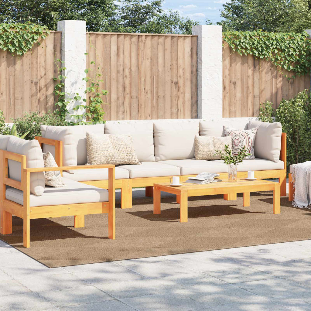 Vidaxl vloerkleden rechthoekig huarte naturel 280 x 200 cm polyester