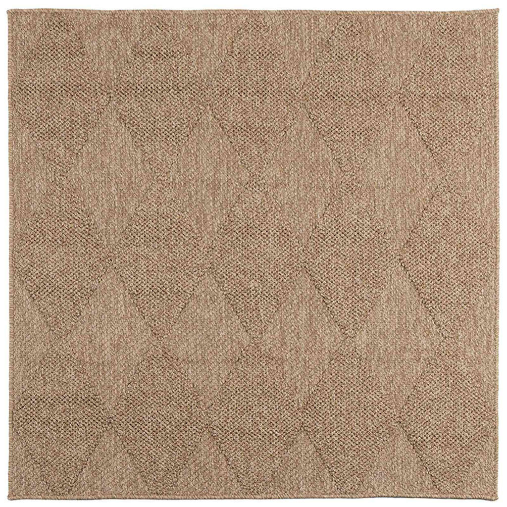 Vidaxl vloerkleden vierkant huarte naturel 200 x 200 cm polyester