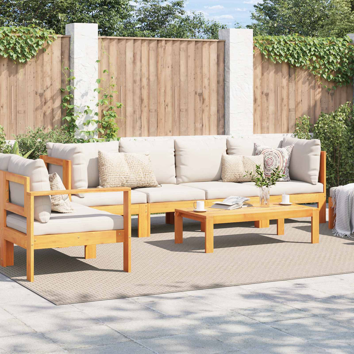Vidaxl vloerkleden rechthoekig faro crème 280 x 200 cm polyester