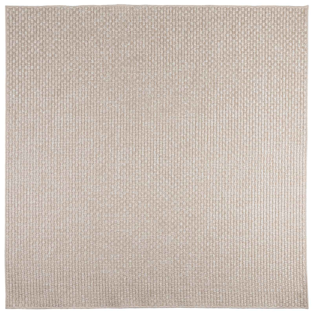 Vidaxl vloerkleden vierkant huarte crème 200 x 200 cm polyester