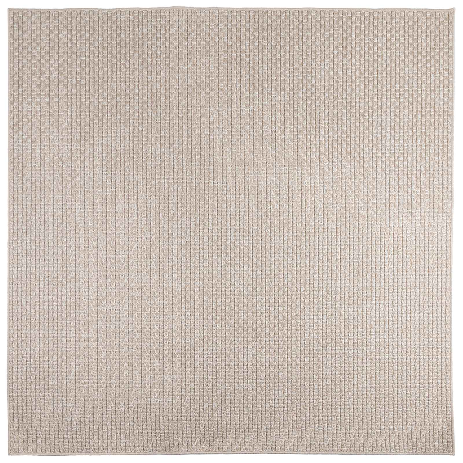 Vidaxl vloerkleden vierkant huarte crème 240 x 240 cm polyester
