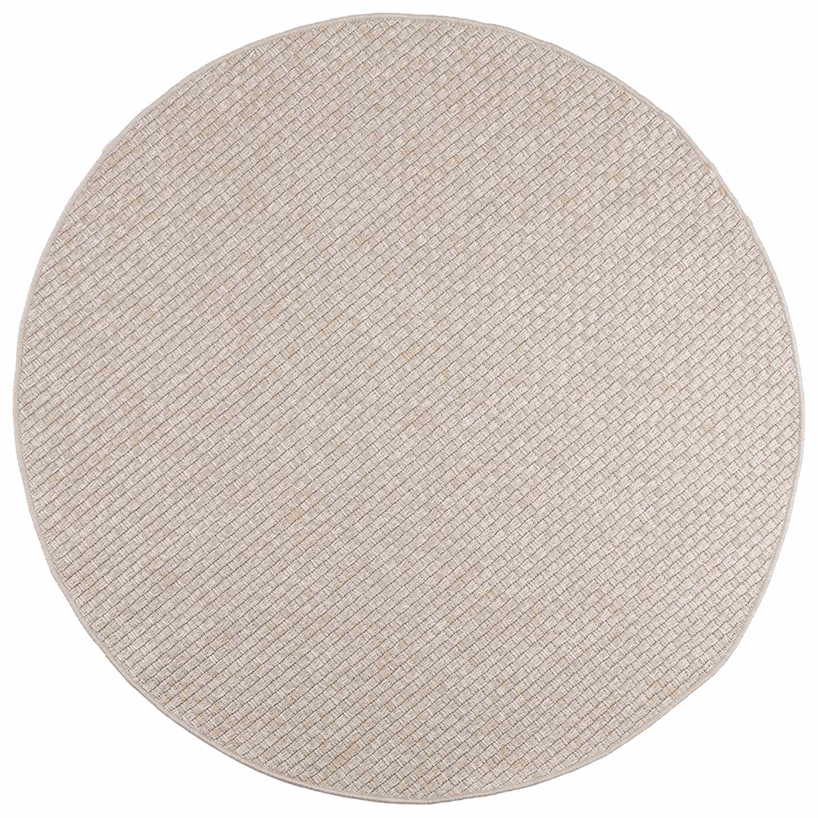 Vidaxl vloerkleden rond huarte crème ø 120 cm polyester