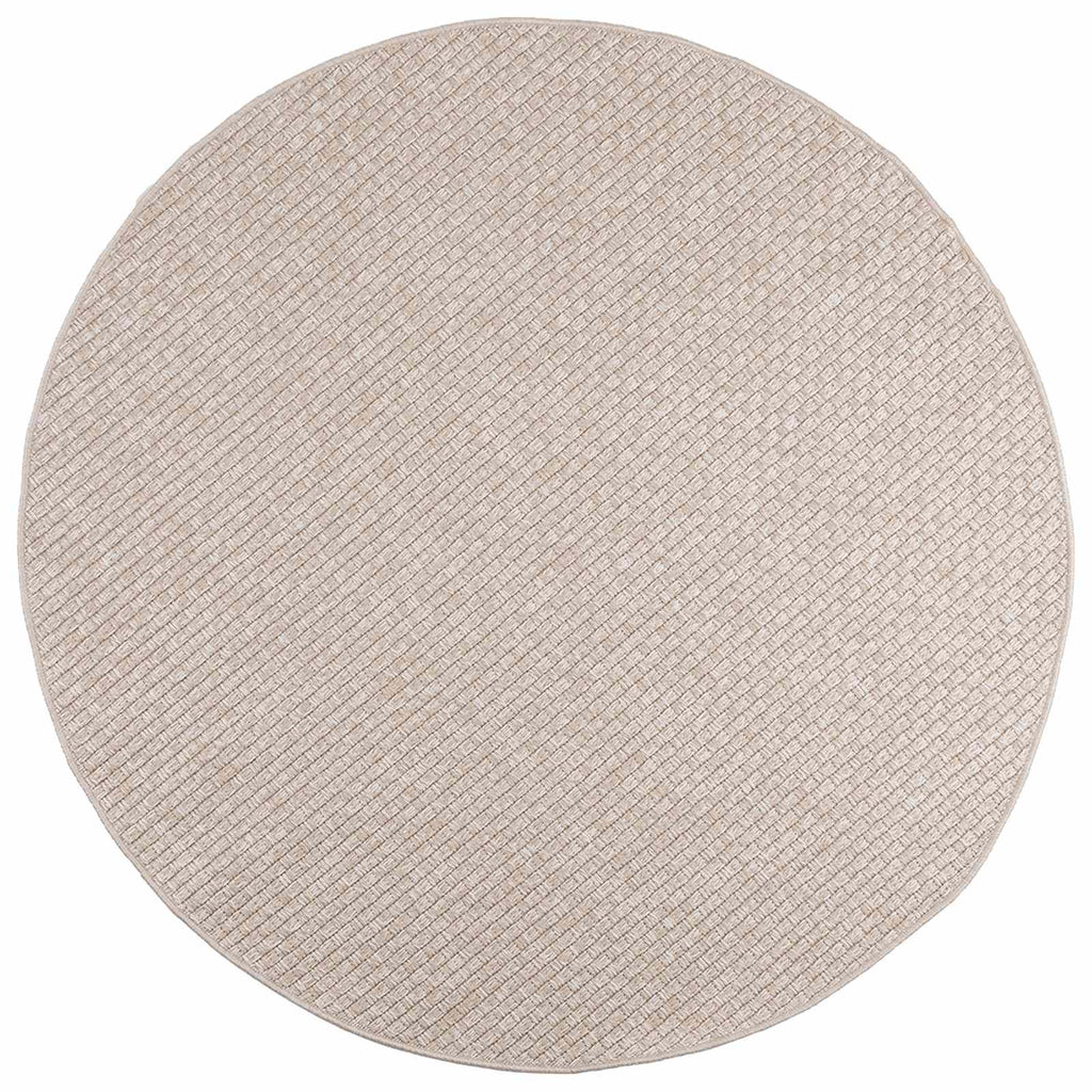 Vidaxl vloerkleden rond huarte crème ø 160 cm polyester