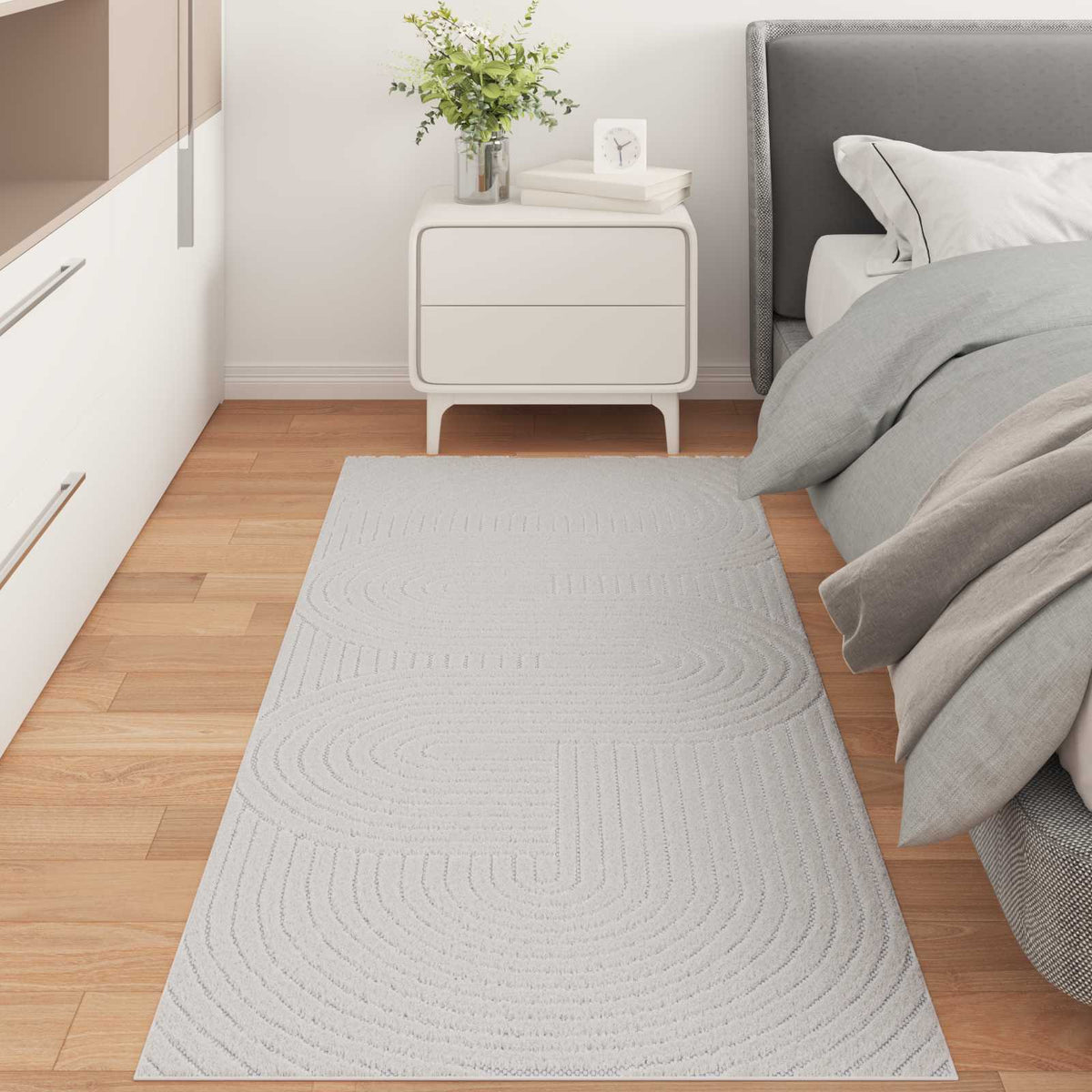 Vidaxl binnen- en buitentapijt palmeras crème 80 x 150 cm polyester