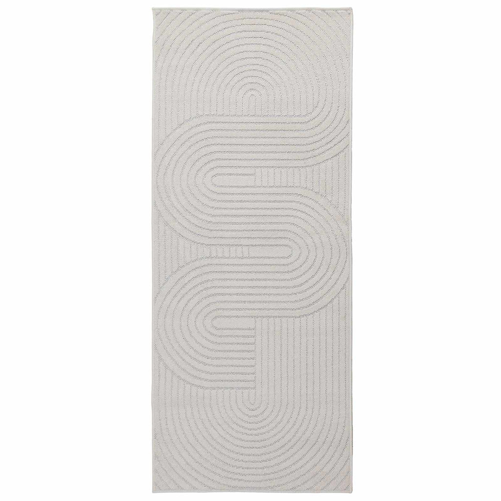 Vidaxl vloerkleden rechthoekig huarte crème 200 x 80 cm polyester