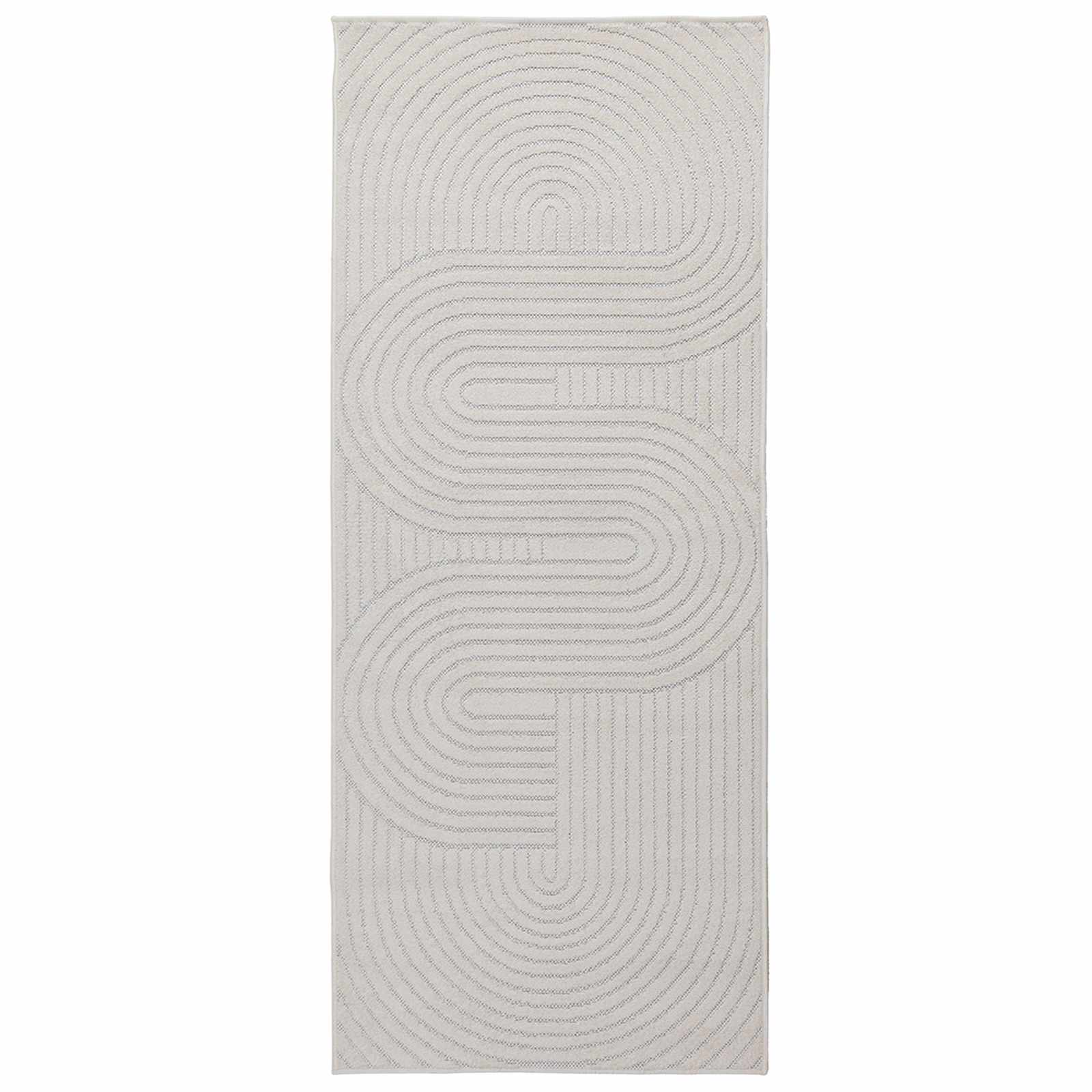 Vidaxl vloerkleden rechthoekig huarte crème 200 x 80 cm polyester