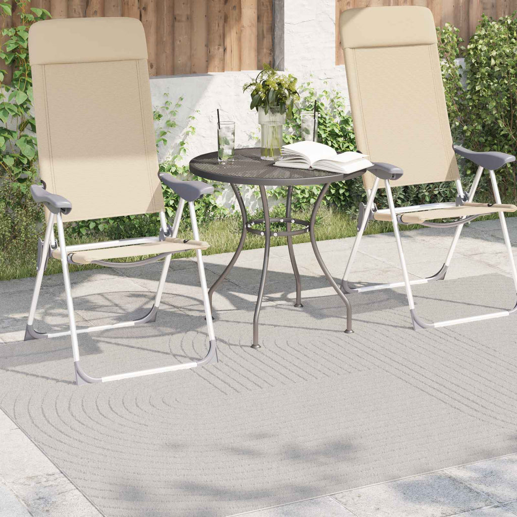 Vidaxl binnen- en buitentapijt palmeras crème 120 x 170 cm polyester