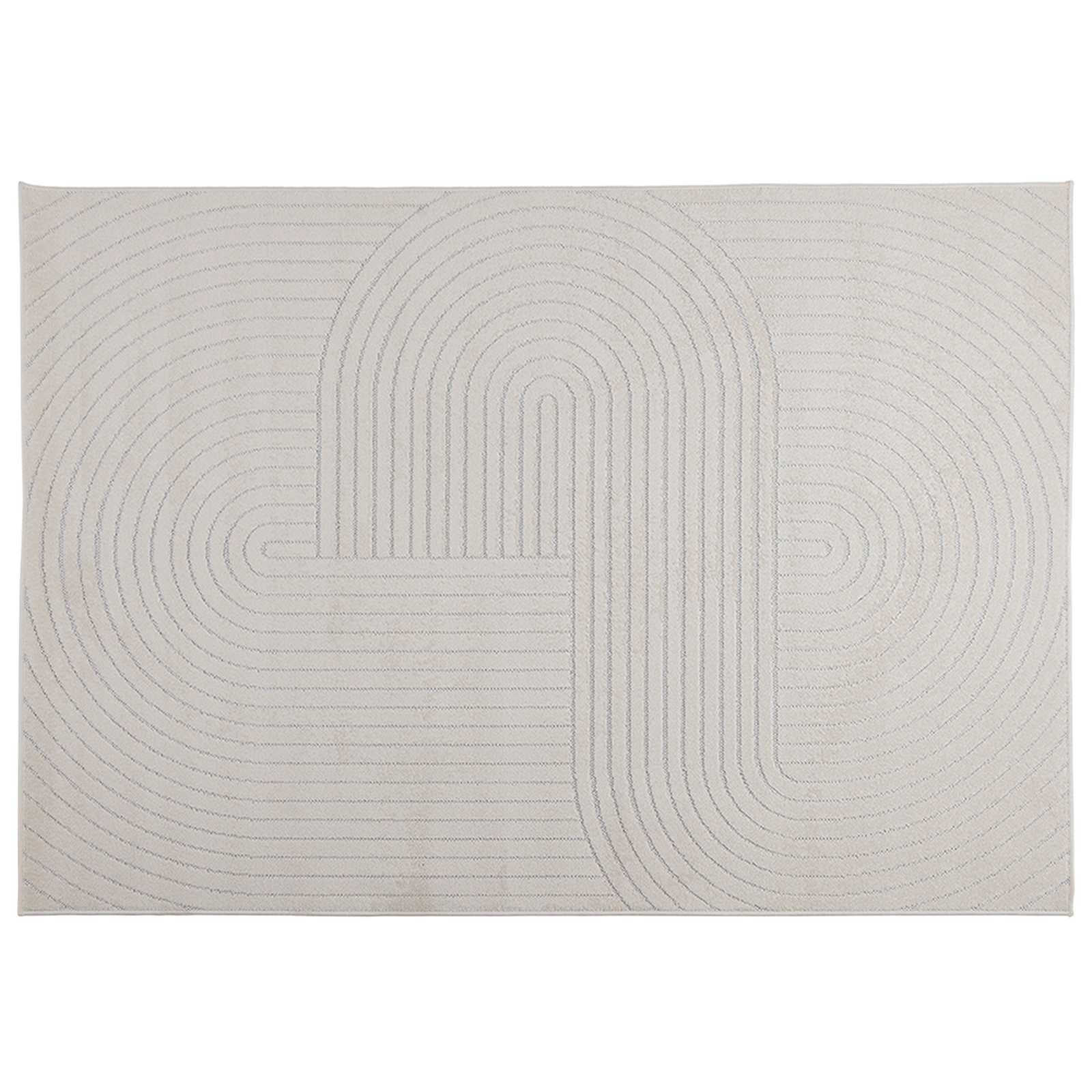 Vidaxl vloerkleden rechthoekig huarte crème 170 x 120 cm polyester