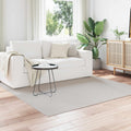 Vidaxl vloerkleden vierkant huarte crème 120 x 120 cm polyester