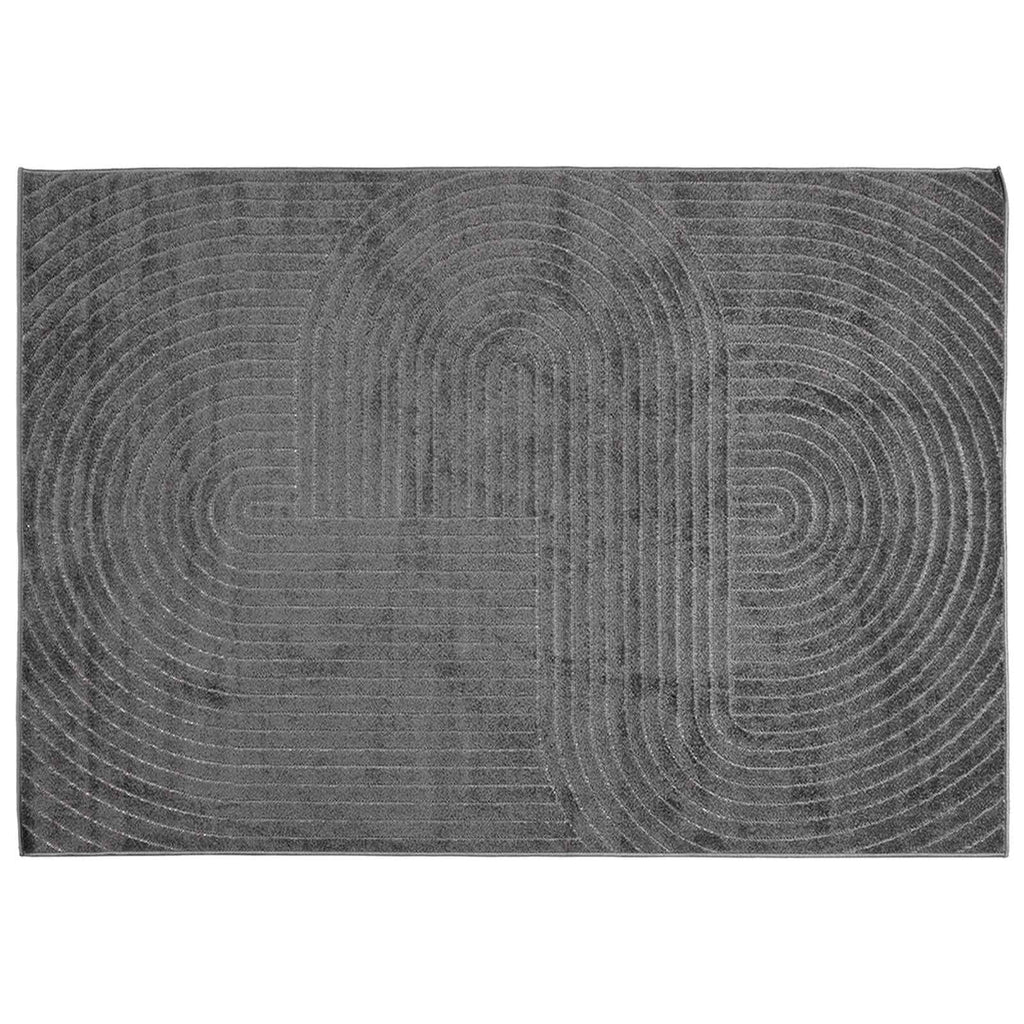 Vidaxl vloerkleden rechthoekig huarte antraciet 280 x 200 cm polyester