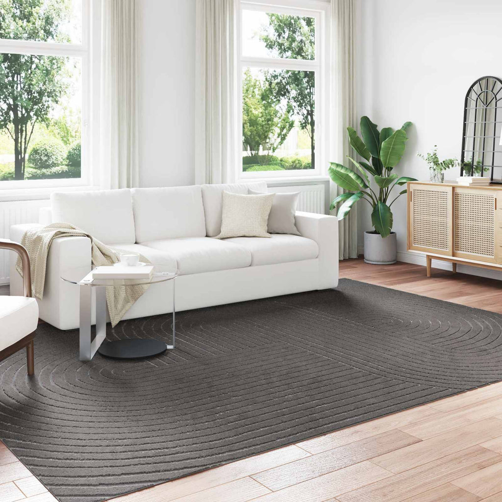 Vidaxl vloerkleden rechthoekig huarte antraciet 340 x 240 cm polyester