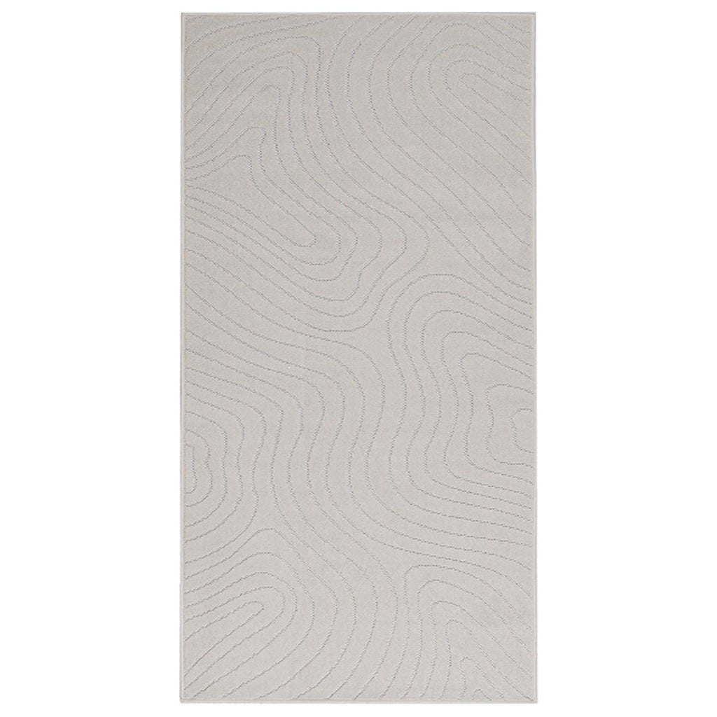 Vidaxl vloerkleden rechthoekig huarte crème 150 x 80 cm polyester