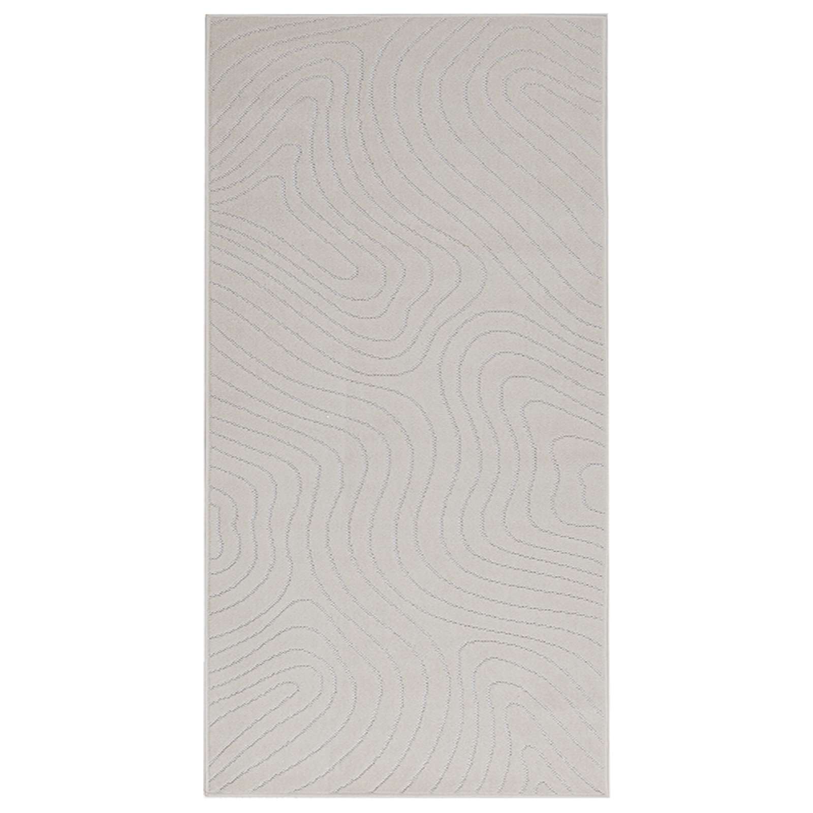 Vidaxl vloerkleden rechthoekig huarte crème 200 x 80 cm polyester