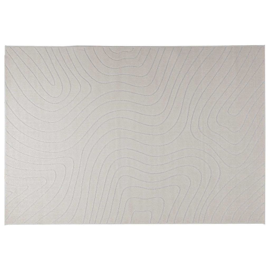 Vidaxl vloerkleden rechthoekig huarte crème 230 x 160 cm polyester