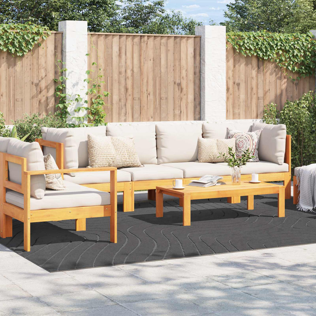 Vidaxl vloerkleden rechthoekig huarte antraciet 280 x 200 cm polyester