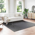 Vidaxl binnen- en buitentapijt palmeras antraciet 240 x 240 cm
