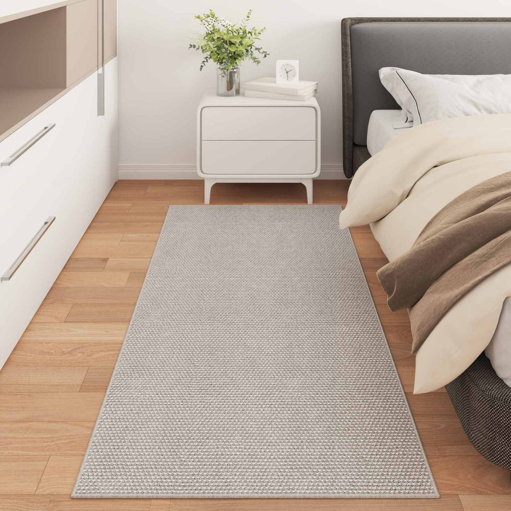 Vidaxl binnen kleed lugo crèmekleurig 80 x 150 cm polyester