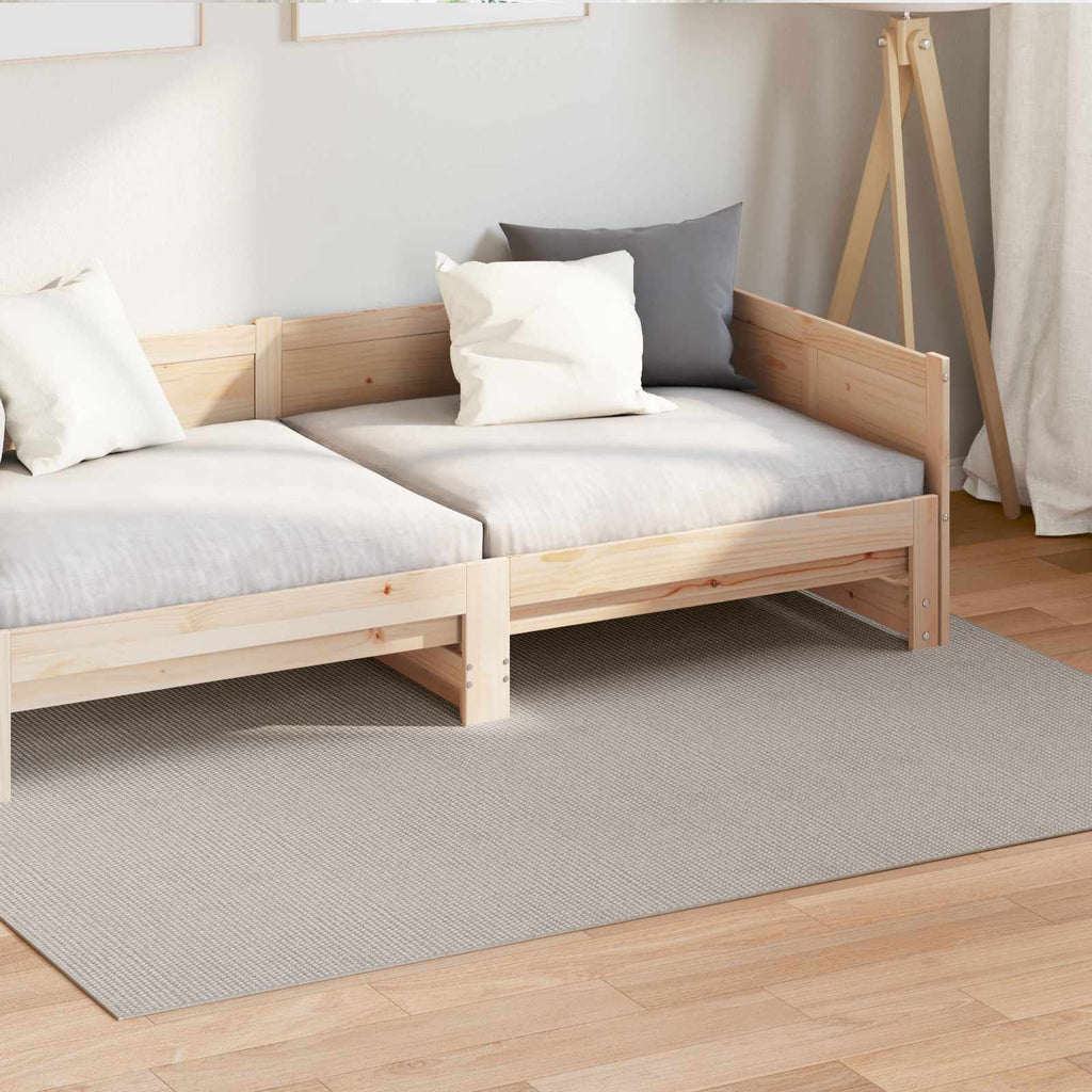 Vidaxl binnen kleed lugo crèmekleurig 140 x 200 cm polyester