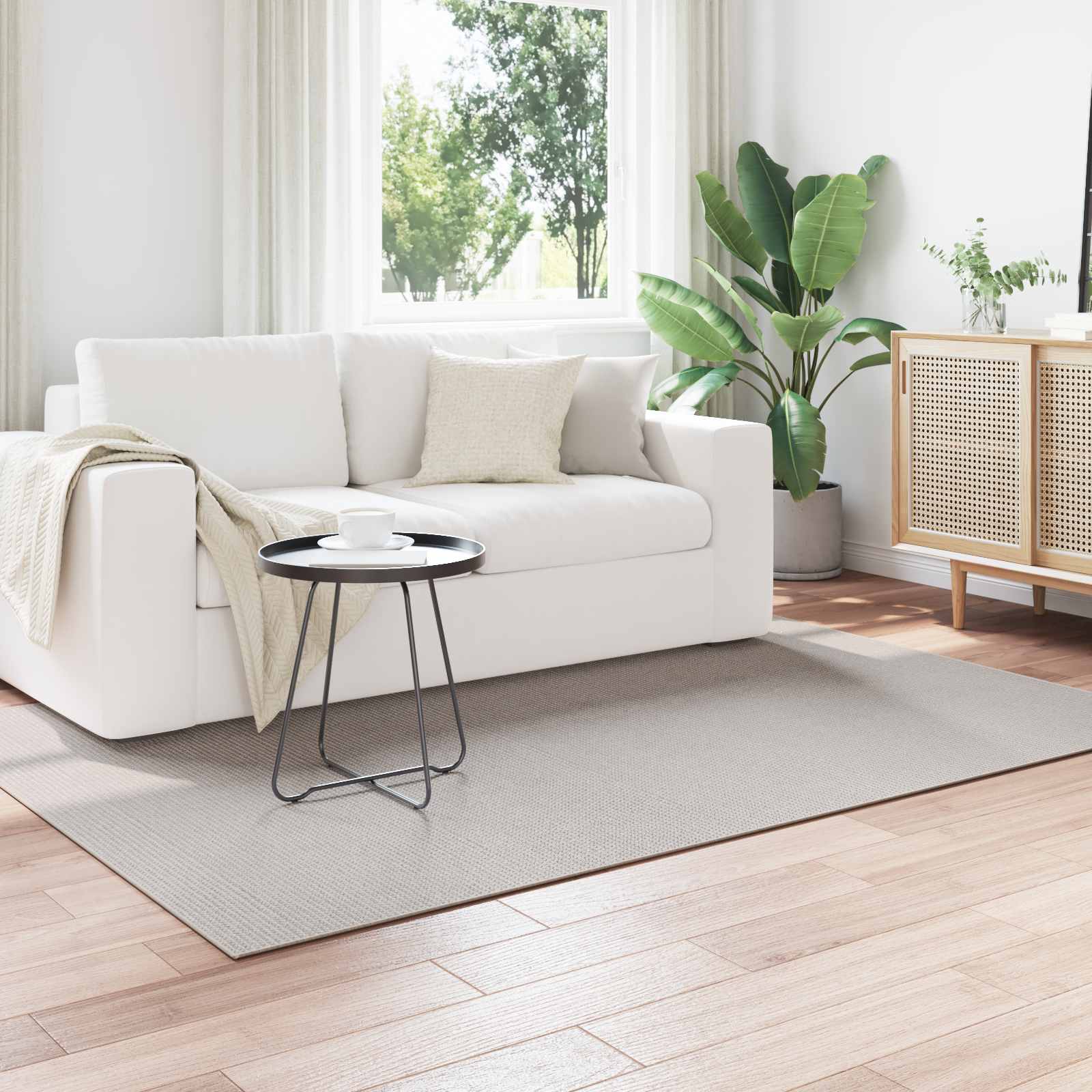 Vidaxl vloerkleden rechthoekig huarte crème 230 x 160 cm polyester