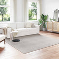 Vidaxl binnen kleed lugo crèmekleurig 240 x 240 cm polyester