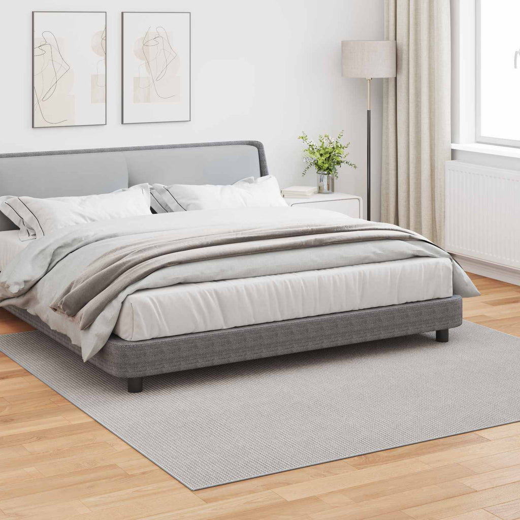 Vidaxl binnen kleed lugo crèmekleurig 240 x 240 cm polyester