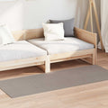 Vidaxl binnen kleed lugo crème en taupe 80 x 150 cm polyester