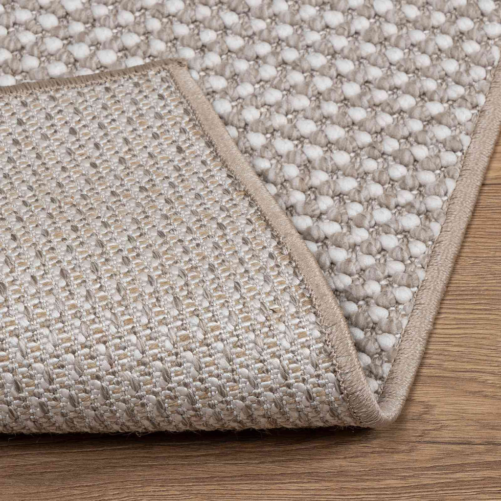 Vidaxl vloerkleden huarte crème en taupe 230 x 160 cm polyester