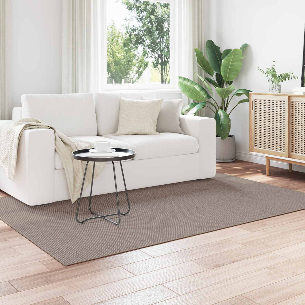 Vidaxl binnen kleed lugo crème en taupe 160 x 230 cm polyester