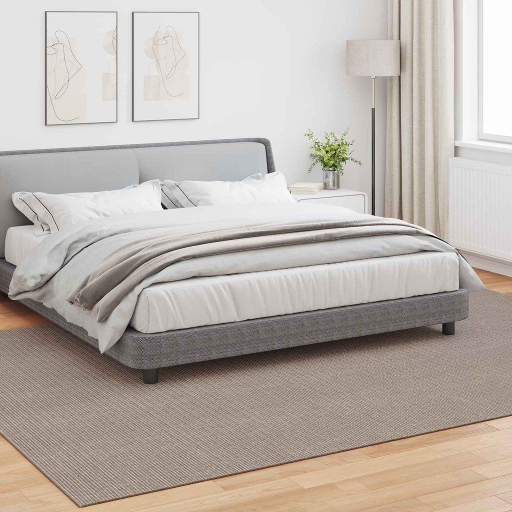 Vidaxl binnen kleed lugo crème en taupe 200 x 280 cm polyester