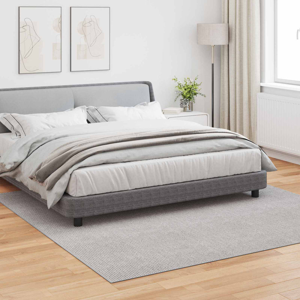 Vidaxl binnen kleed lugo crème en grijs 240 x 240 cm polyester