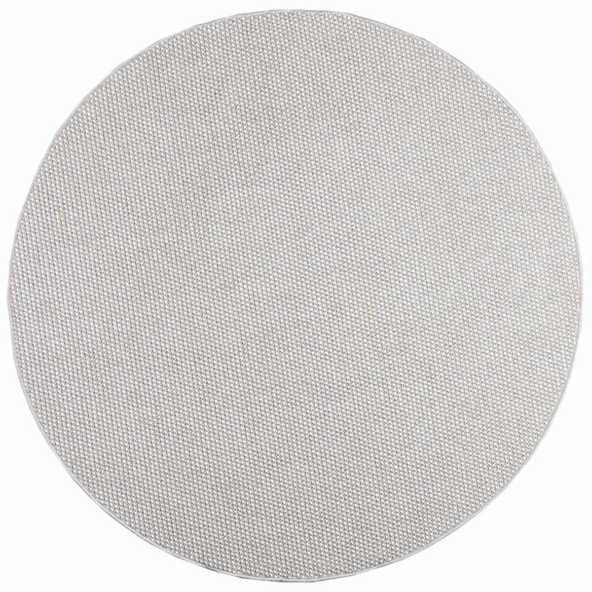 Vidaxl binnen kleed lugo crème en grijs ø 160 cm polyester