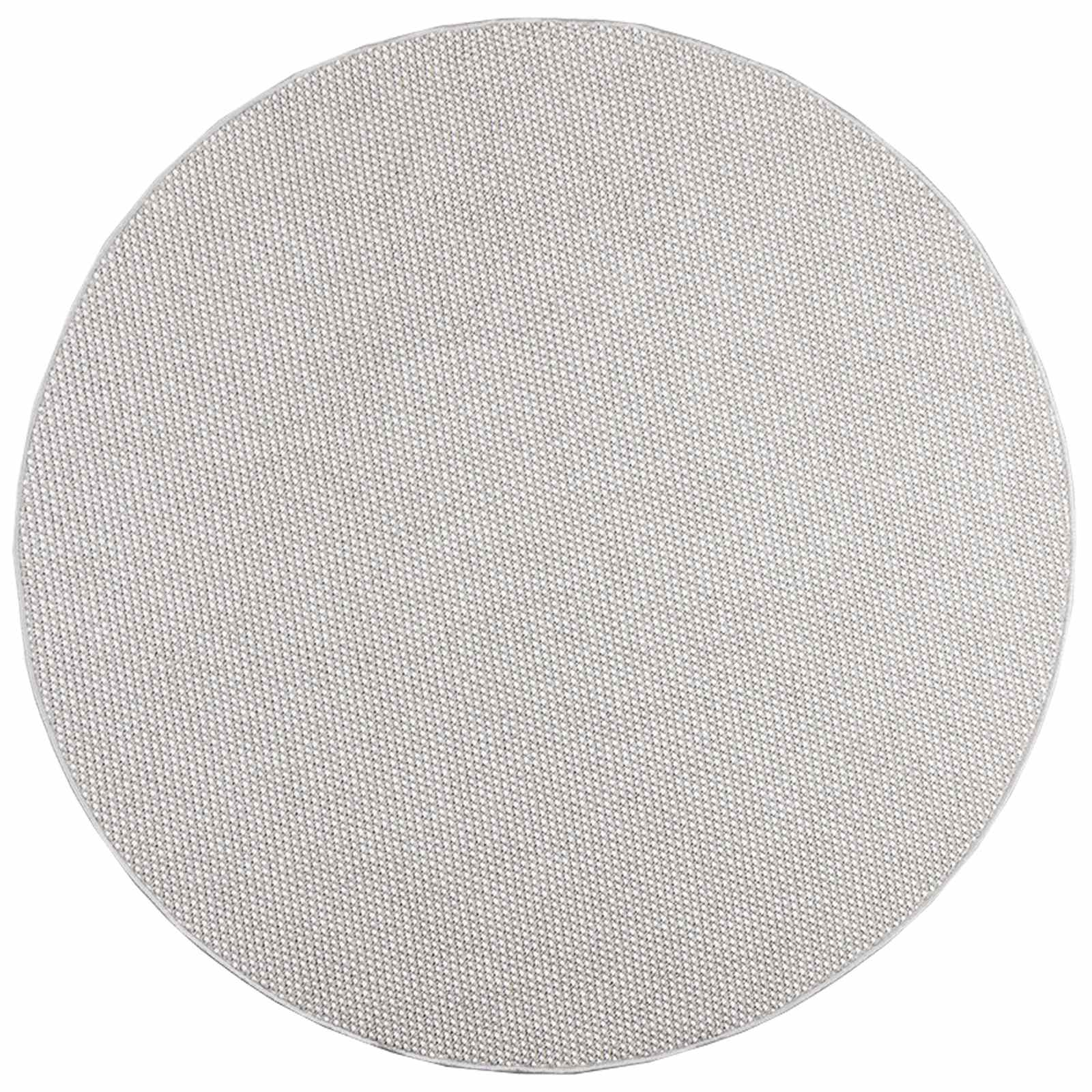 Vidaxl vloerkleden rond huarte crème en grijs ø 200 cm polyester