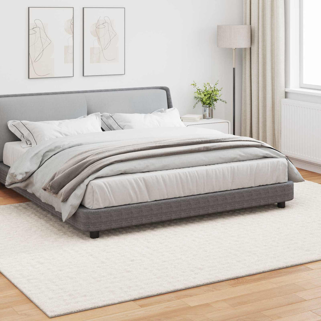 Vidaxl vloerkleden rechthoekig huarte crème 280 x 200 cm polyester