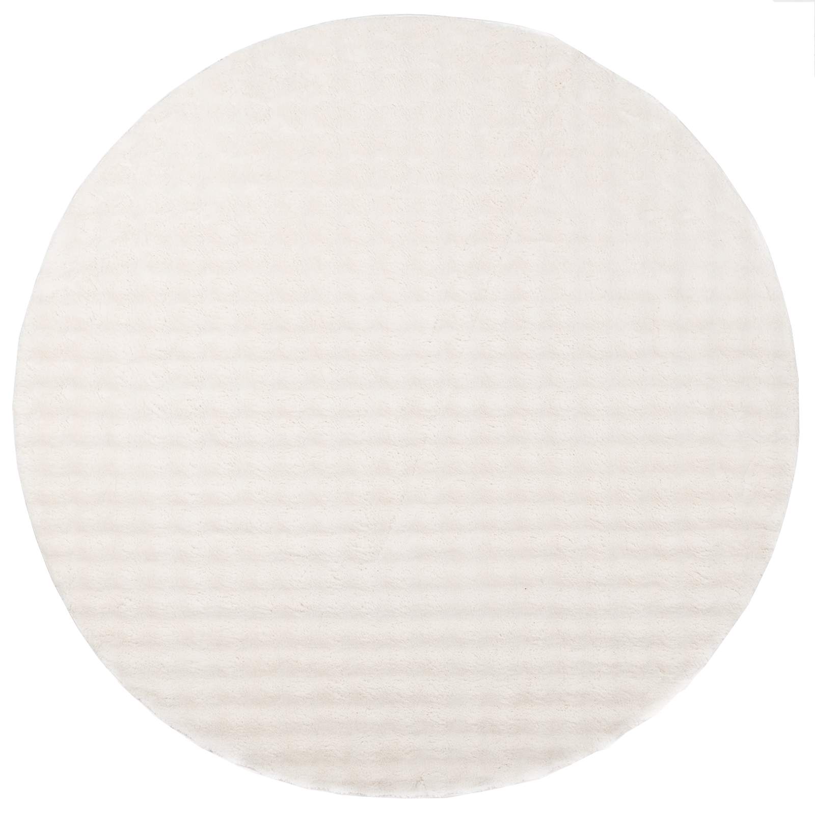 Vidaxl vloerkleden rond huarte crème ø 200 cm polyester
