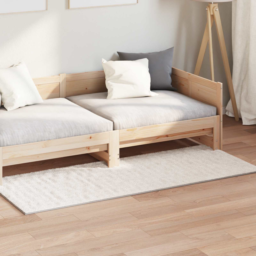 Vidaxl vloerkleden rechthoekig huarte beige 150 x 80 cm polyester