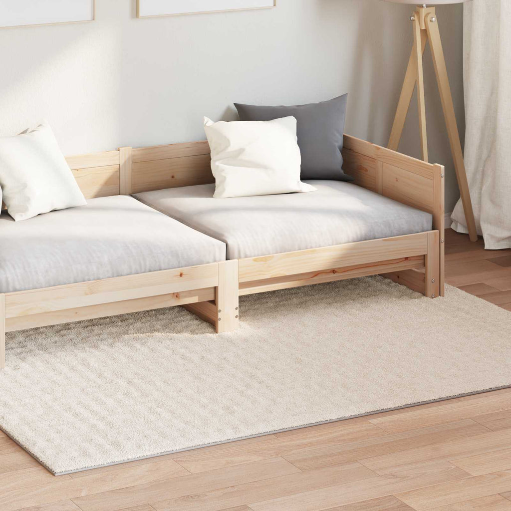 Vidaxl vloerkleden rechthoekig huarte beige 200 x 140 cm polyester