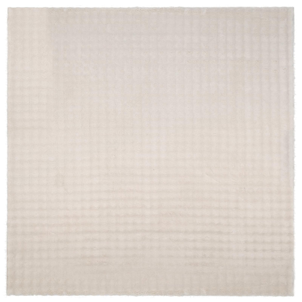 Vidaxl vloerkleden vierkant huarte beige 120 x 120 cm polyester